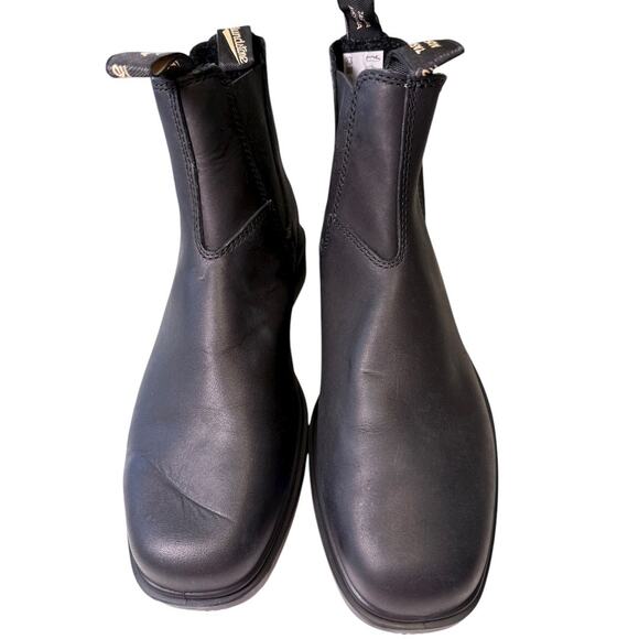 Blundstone Men's Black Leather Plain Toe Chelsea Boots Size 9 - Picture 2 of 7